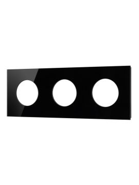 Рамка стеклянная на 3 поста Arlight FRM-GLARE-GC-3-BK 043839