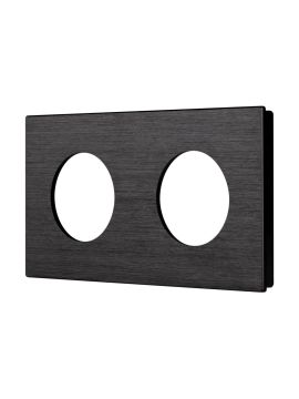 Рамка 2-местная алюминиевая Arlight FRM-PRESTO-ALR-2-BK 043875