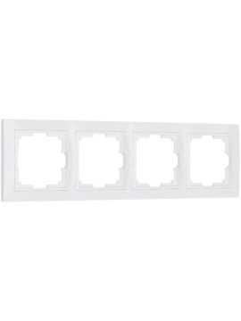 Рамка на 4 поста Werkel Snabb basic белый W0042001 4690389161414