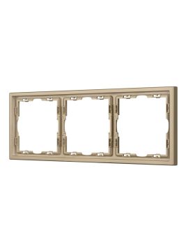 Рамка пластиковая Arlight FRM-NOBE-SFPL-3-GD 054221