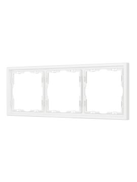 Рамка пластиковая Arlight FRM-NOBE-SFPL-3-WH 054219