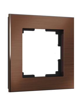 Рамка на 1 пост Werkel Aluminium коричневый алюминий W0011714 4690389157998