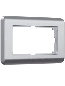 Рамка для двойной розетки Werkel Stream серебряный W0082106 4690389162565