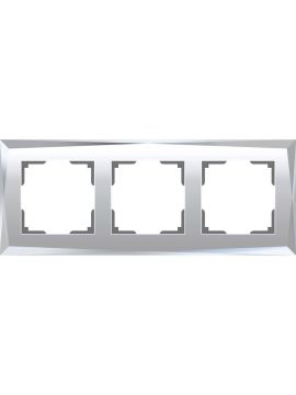 Рамка Werkel Diamant на 3 поста зеркальный WL08-Frame-03 4690389143830