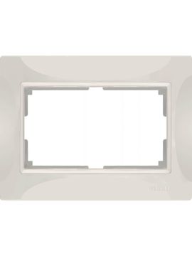 Рамка Werkel Snabb для двойной розетки слоновая кость basic WL03-Frame-01-DBL-ivory 4690389116995