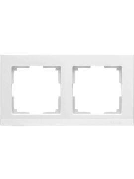 Рамка Werkel Stark на 2 поста белый WL04-Frame-02-white 4690389047114