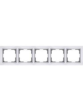 Рамка Werkel Snabb на 5 постов белая WL03-Frame-05-white 4690389059346