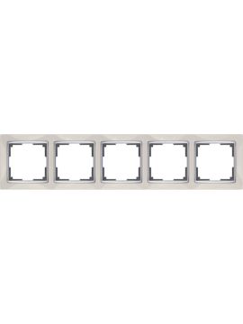 Рамка Werkel Snabb на 5 постов слоновая кость WL03-Frame-05-ivory 4690389059339