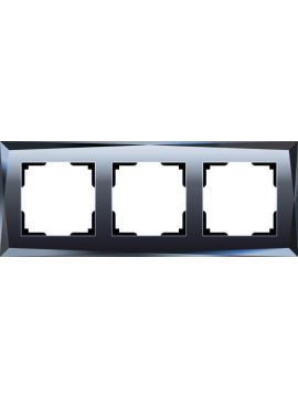 Рамка Werkel Diamant на 3 поста черный WL08-Frame-03 4690389054419
