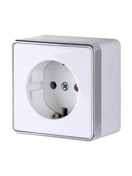Розетка с заземлением Werkel Gallant белый W5071001 4690389164460
