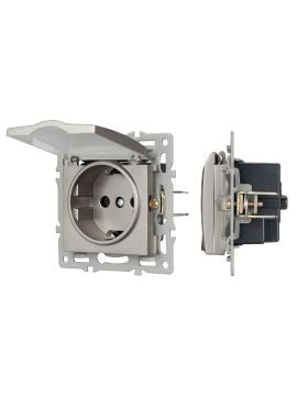 Механизм розетки влагозащищенный Arlight SCT-MCP-PL-GR (250V, 16A) 043747