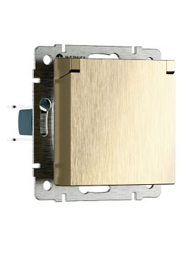 Розетка с защитной крышкой и шторками Werkel W1171210 4690389213137 a069604