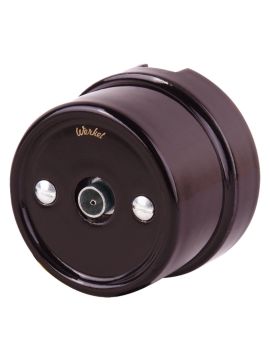 ТВ розетка Werkel Retro коричневая WL18-02-05 4690389100734