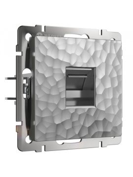 Розетка Werkel Hammer серебряный 4690389163036