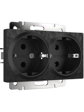 Розетка Werkel Hammer черный 4690389162961