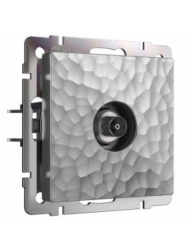 ТВ-розетка Werkel Hammer серебряный 4690389163074