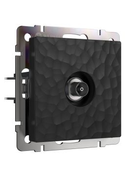 ТВ-розетка Werkel Hammer черный 4690389163081