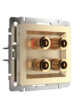 Акустическая розетка Werkel шампань рифленый W1185010 4690389160646