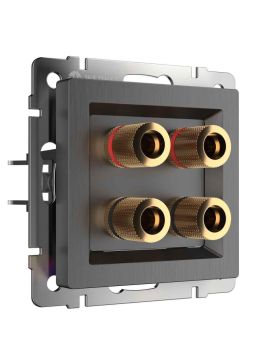 Акустическая розетка Werkel (графит рифленый) W1185004 4690389158698