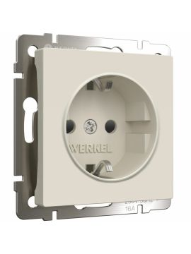 Розетка с заземлением и шторками Werkel 4690389184741 W1171162