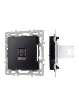 Механизм компьютерной розетки Arlight SCT-MPC1-PL-BK 045334