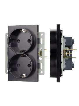 Механизм электрической розетки Arlight SCT-MEUD-PL-BK (250V, 16A) 043765