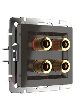 Акустическая розетка Werkel 4690389086564 WL07-AUDIOx4