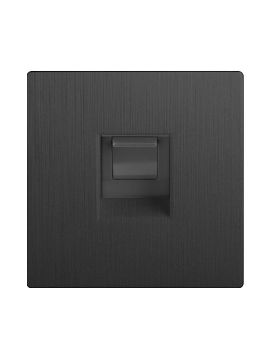 Розетка Werkel Ethernet RJ-45 Графит рифленый WL04-RJ-45 4690389145971