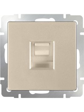 Телефонная розетка Werkel RJ-11 шампань WL11-RJ-11 4690389124525