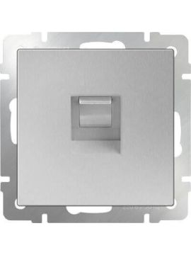 Розетка Werkel Ethernet RJ-45 серебряный WL06-RJ-45 4690389053931