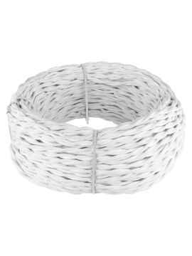 Ретро кабель Werkel витой двухжильный 1,5 мм белый a050778 W6452501 4690389165702