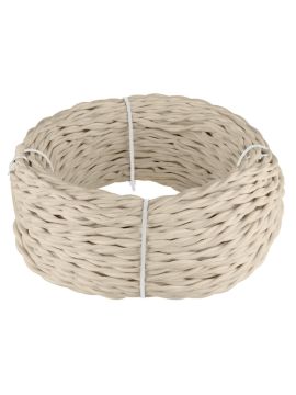 Ретро кабель Werkel витой двухжильный 1,5 мм песочный W6452246 4690389165399