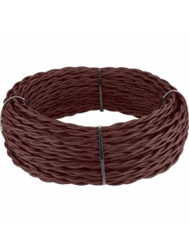 Ретро кабель Werkel витой трехжильный 2,5 мм итальянский орех 4690389153129