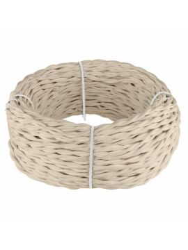 Ретро кабель Werkel витой трехжильный 1,5 мм песочный 4690389137044