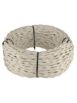 Ретро кабель Werkel витой трехжильный 2,5 мм песочный 4690389130199