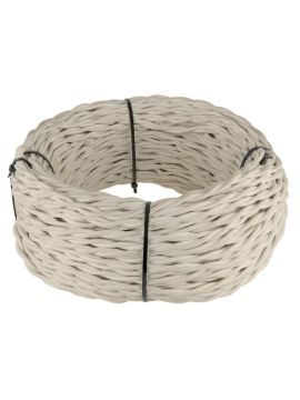 Ретро кабель Werkel витой двухжильный 1,5 мм песочный 4690389130168