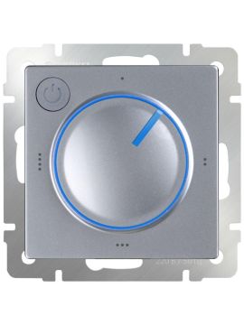 Терморегулятор электромеханический для теплого пола Werkel серебряный WL06-40-01 4690389132681