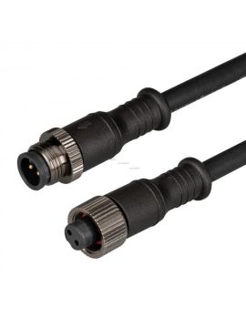 Водонепроницаемый IP67 прямой коннектор для соединения светильников ART-LINE 24V черный