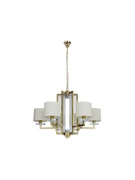 Подвесная люстра Newport 35406+1/C gold без абажуров М0069057