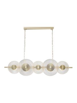 Подвесная люстра Newport 4545+5/S gold М0068706