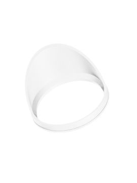 Насадка антибликовая Arlight LGD-ARTIFACT-HALF-SNOOT-R65 (WH) (Металл) 057159