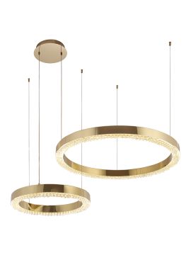 Подвесная люстра Crystal Lux SATURN SP90W LED GOLD