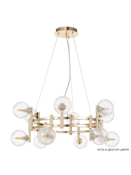 Подвесная люстра Crystal Lux LUXURY SP12 GOLD