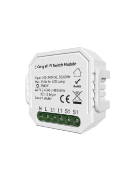 Одноканальное Wi-Fi реле-выключатель Denkirs Relay RL1001-SM/1