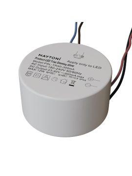 Блок питания Maytoni 12Вт DC23-40В IP54 Triac PSL-TR40-300mA