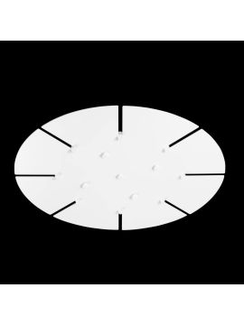 Основа для люстры Crystal Lux D600-8 White