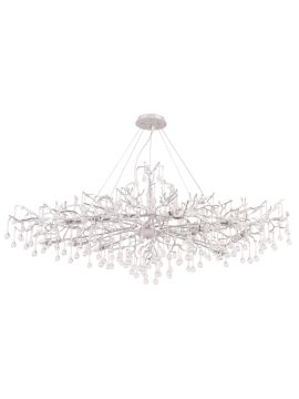 Подвесная люстра Crystal Lux REINA V2 SP12 L1500 SILVER PATINA