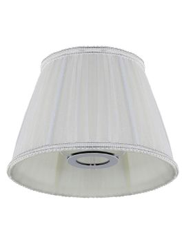 Абажур Crystal Lux для настольной лампы Lampshade Emilia Lg White