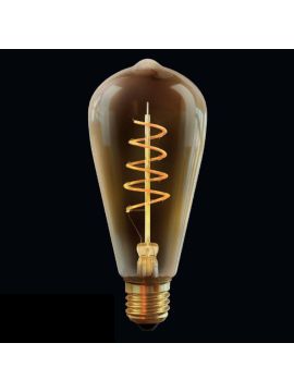 Лампа светодиодная диммируемая Voltega E27 4W 2800К прозрачная VG10-ST64GE27warm4W-FB 7077