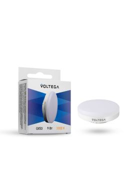 Лампа светодиодная Voltega GX53 9W 3000K 7237